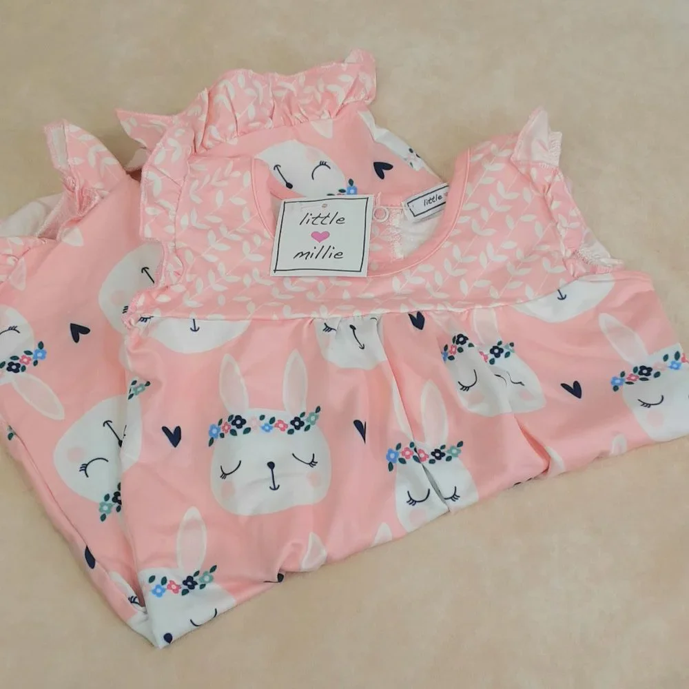 'LITTLE MILLIE' RUFFLE ROMPER - Picture 8 of 14